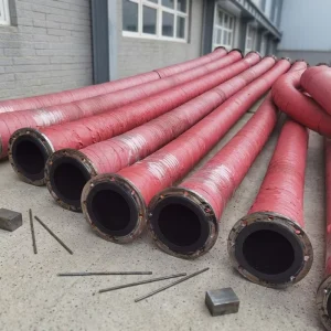 Dredging Rubber Hose Steel Wire Reinforced for River Lake Port Silt Mud Conveying
