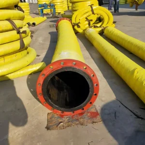 Dredging Rubber Hose with Steel Wire Steel Ring Reinforcement Flexible Suction Discharge Hose for Water Conservancy Engineering