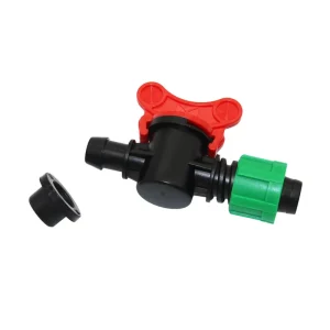 Drip Irrigation Agriculture 16mm Drip Tape Connector Start Valve with Rubber Grommets Water Control Drip Valve