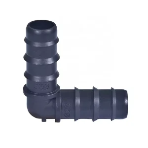 Drip Irrigation Garden Hose Plastic 16mm Barbed Elbow Connector for Pipelines