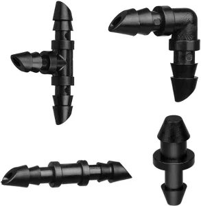 Drip Irrigation System Accessories Capillary Joint Garden Watering Irrigation Accessories Micro Spray Water Pipe Connector