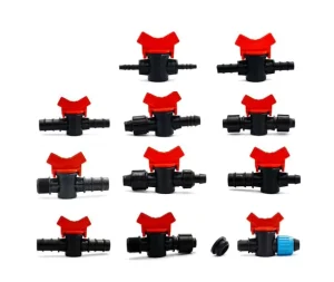 Drip Irrigation System Drip Valve Drip Tape 16mm Fittings PE Connector