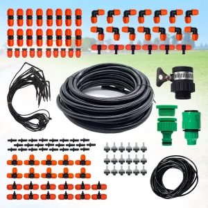 Drip Irrigation System Set for Home Garden Green House Farm