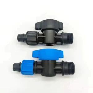 Drip Irrigation Valve Accessories 16mm Plastic Valve for Irrigation Drip Pipe