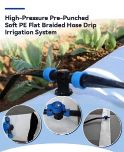 Drip Pipe 16mm Agricultural Irrigation Polyethylene for Farm 1000m Home and Agricultural Irrigation Drip Tape for Watermelon