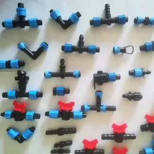 Drip Pipe Driplines and Irrigation Tape Fittings and Connectors for Farm Drip Irrigation System