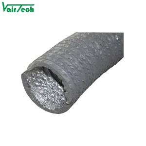 Dryer Vent Hose 32 Feet Long Flexible PVC Hose Three Layer Aluminum Ducting for Heating Cooling Ventilation AC Exhaust Black