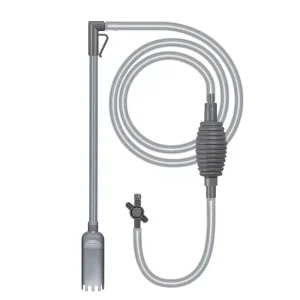 Duckbill Suction Tip Ultra Quiet Aquarium Water Changer Siphon Hose for Fish Tank Gravel Cleaning Waste Removal