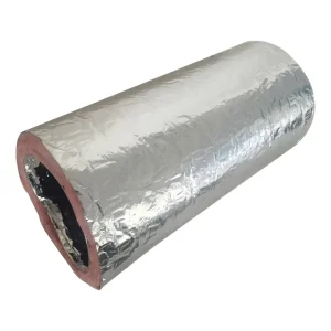 Duct R6 R8 Insulated Flexible air Duct hose Fiberglass Aluminum Foil Insulation Duct
