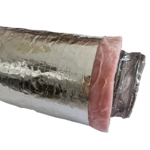 Duct R6 R8 Insulated Flexible air Duct hose Fiberglass Aluminum Foil Insulation Duct