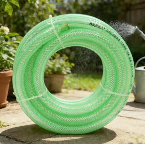 Durable 100FT PVC Garden Water Hose Anti-Kink UV-Resistant High Pressure 3/4” Diameter 150 PSI for Outdoor Garden Use