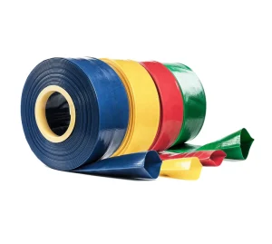 Durable 2″ 3″ 4″ 6″ PVC Lay Flat Hose Flexible Wear Resistant ISO Certified Water Hose for Tunnel and Mine Projects