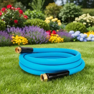 Durable 25ft 50ft 75ft 100ft Flexible Reinforced Anti UV Cold Resistance Brass Fittings PVC Garden Hose for Home Garden