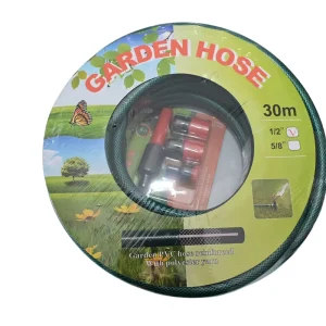Durable Expandable Garden Water Hose 50FT Flexible Multifunction Spray Gun Solid Brass Fittings Outdoor Watering