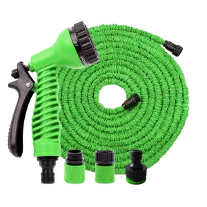 Durable Expandable Latex TPR 3/4” Diameter Anti UV Flexible Garden Hose Reel ANSI Certified High Pressure Lawn Watering