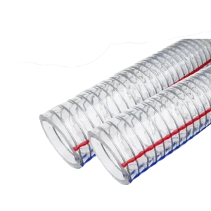 Durable Flexible 1.5 Inch PVC Steel Wire Reinforced Hose Pipe Anti Static PVC Steel Wire Hose