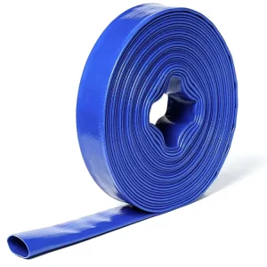 Durable Flexible Blue 2-8 Inch 90mm High Pressure Discharge Water PVC Lay Flat Hose for Industrial Agricultural Use