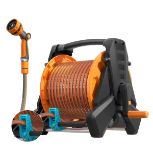 Durable Heavy Duty Portable High Pressure Retractable Wall Mount Household Garden Reel Set Hose Pipe Reel for Home Garden Use