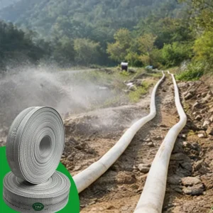 Durable PE Layflat Hose Stable Water Flow 1 Diameter 20-200m Length Wear-Resistant Lightweight for Garden Farm Irrigation Use