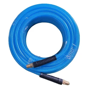 Durable PU Roofing Air Hose 1/4″X50FT with 1/4 NPT Swivel Fittings for Pneumatic Tools