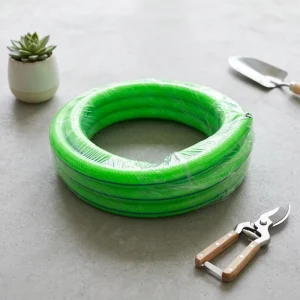 Durable PVC Braided 50FT High Pressure Garden Hose for Backyard Plant Care