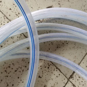 Durable PVC Braided Fiber Reinforced Garden Water Hose 30m 50m 100m Length Options UV Resistant High Pressure 150 psi ISO