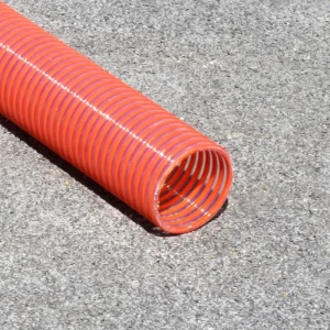 Durable PVC Helix Spring Hose for Industrial Drainage with High Pressure and Flexible Design High Suction Power