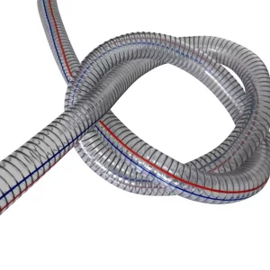 Durable PVC Steel Wire Reinforced Hose 3/4″ ID Weather Resistant High Pressure