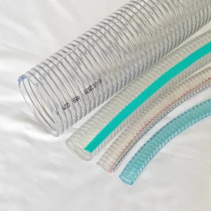 Durable PVC Steel Wire Suction Hose High Flexibility Eco Friendly for Construction Dewatering
