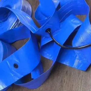 Durable Pre-Drilled Cavity Lay Flat PE Hose Flexible Water Hose