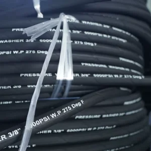 Durable SAE 100 R2 Hydraulic Hose 3 8″ 1 2″ 5 8 Inch Two Wire Braid High Pressure 275 Bar Flexible Rubber Gas Fuel Tubing