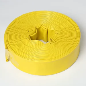 Durable Soft Yellow PVC Lay Flat Irrigation Hose 1 to 8 Inch Layflat Water Discharge Hose