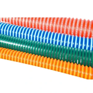 Durable TPR PVC Corrugated Cover Heavy Duty Suction Discharge Hose 40 110psi Working Pressure 1inch 12inch