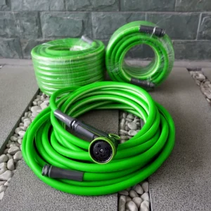 Durable UV Resistant Heavy Duty Garden Water Hose Pipe with Aluminum Alloy Connector for Car Washing Irrigation