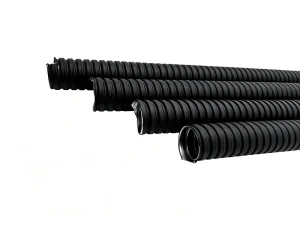 EMI Shielding LSZH Metal Flexible Hose Galvanized Steel Strip PVC Jacket Flame Retardant Anti Corrosion Wiring Conduit