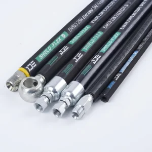 EN 853 1SN SAE 100 R1 CE ROHS MSHA BV Certified 40C +100C Single Layer Steel Wire Braided High Pressure Hydraulic Hoses