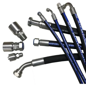 EN 853 2SN DN 1/4″, 3/8″, 1/2″, 3/4″ SAE100 R2AT Hydraulic Hoses