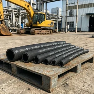 EN1SN Oil Resistant Wear Resistant CE ROHS Certified Engineering Hose High Quality Copper Plated Steel Wire Braided Rubber Hose