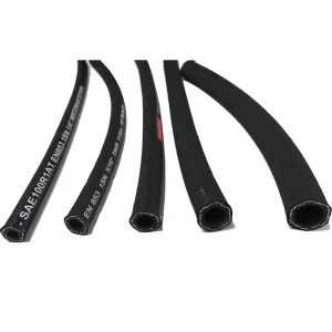 EN853 2SN SAE 100 R2AT 2SN Hydraulic Hose 3/16-2 Inch Flexible Oil Air Water Hose Cutting High Temp Resistant