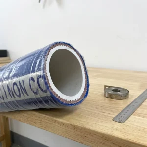 EPDM Chemical Discharge Hose Acid Alkali Resistant Textile Braided Flexible Rubber Pipe For Industrial Solvent Handling