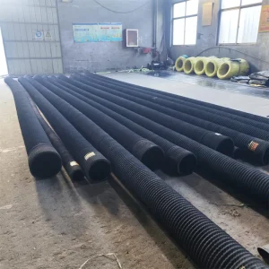 EPDM High Pressure Flexible Steel Wire Suction Discharge Hose for Petroleum Base Hydraulic Fluids High Cutting