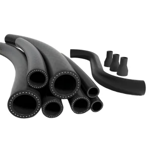 EPDM Low pressure Clamped Rubber Hose Automotive Heater & Engine Water Tank Coolant Hose Cutting Service Black ISO9001 Certified