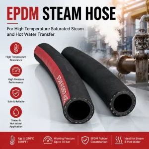 EPDM Steam Hose For High Temperature Saturated Steam And Hot Water Transfer