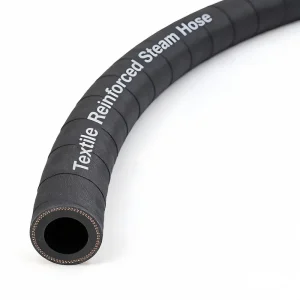 EPDM Temperature Resistant High Pressure Cloth Covered Flexible Steam Hose 17bar 30mm Diameter for Steam