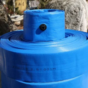 Easy Installation Pre-Punched Agricultural Irrigation Hose Connects to Sprinklers Nozzles for Efficient Crop Watering System