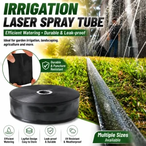 Eco Friendly Agricultural Farm System Black Plastic Laser Micro Rain Spray Tape Irrigation Rain Hose