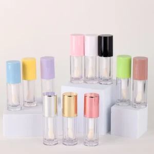 Eco Friendly Cosmetic Packaging Luxury Lip Gloss Tubes Supplier Waterproof 6ml Lip Tint Bottle with Screw Cap