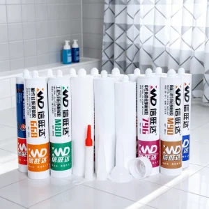Eco Friendly HDPE Rubber Hose Empty Silicone Sealant Bottle Plastic Silicone Sealant Tube Empty Cartridge