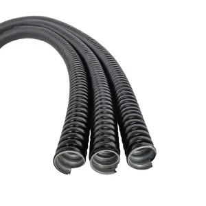 Eco friendly Conduit Plastic Coated Flexible Hose PVC Coated Flexible Corrugated Tube GI Corrugated Flex Pipes