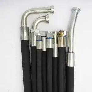 Eco friendly SAE 100 R3 Fiber Braids Hydraulic Rubber Hose